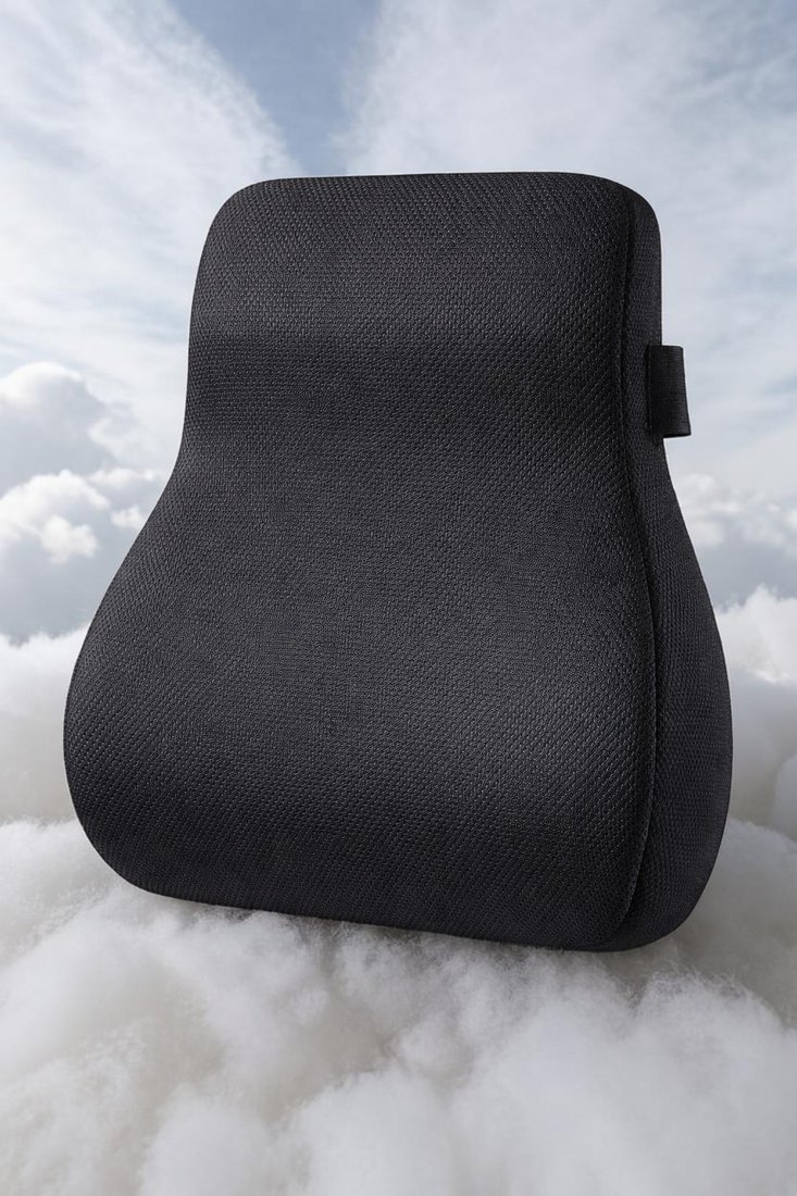 CareSoft backrest memory foam cushion for lumbar support
