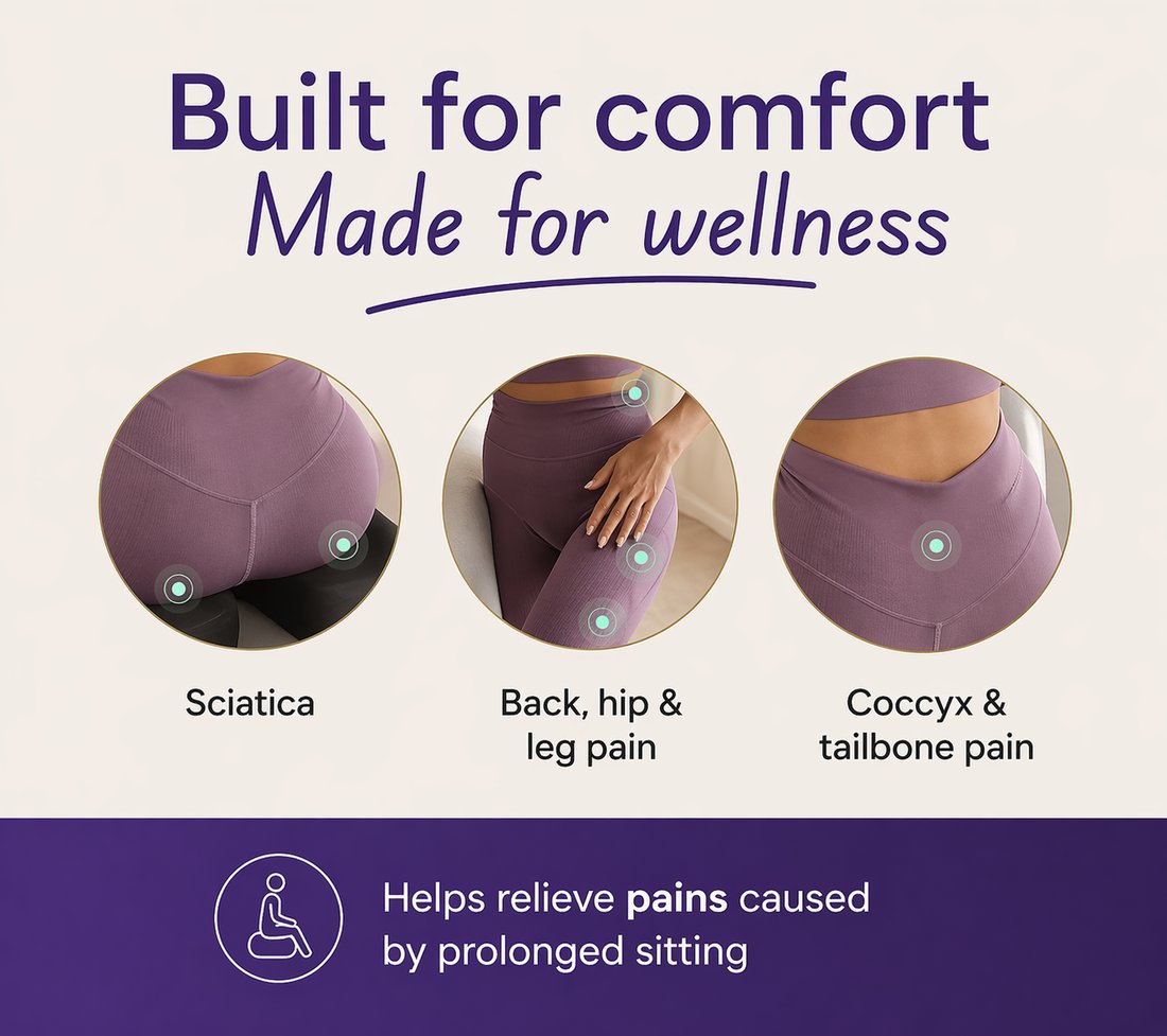 CareSoft donut cushion for orthopaedic tailbone relief