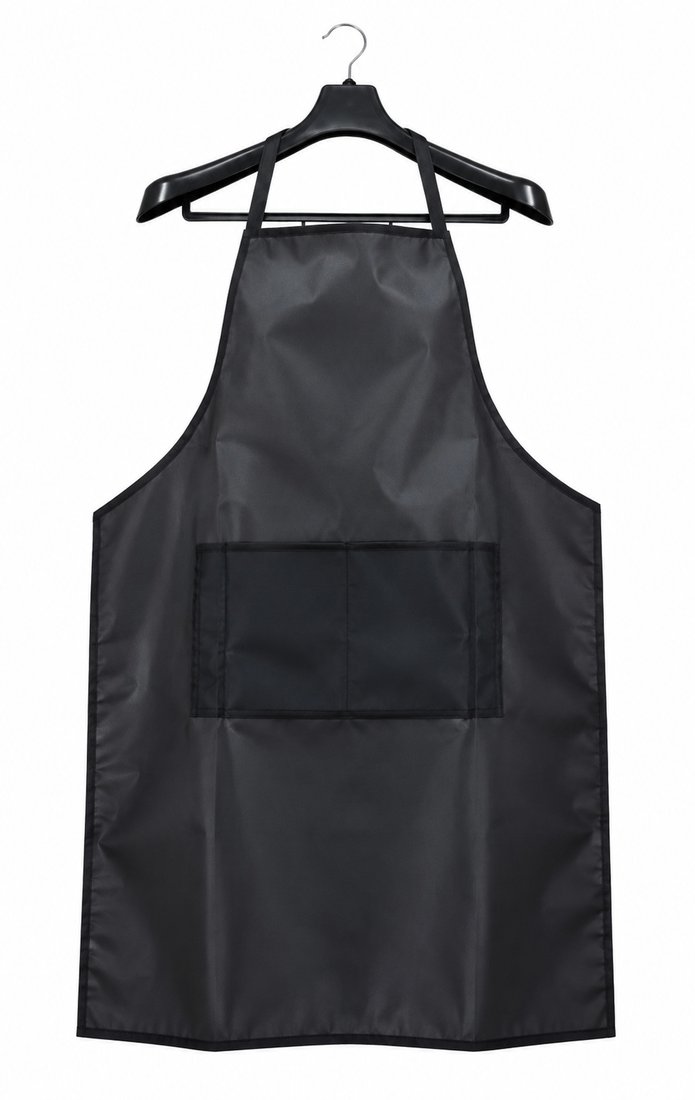 Waterproof plastic apron for fluid protection by CFOKU Enterprises